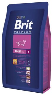 Brit Корм для собак Premium Adult S фото