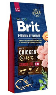 Brit Корм для собак Premium by Nature Senior L+XL фото